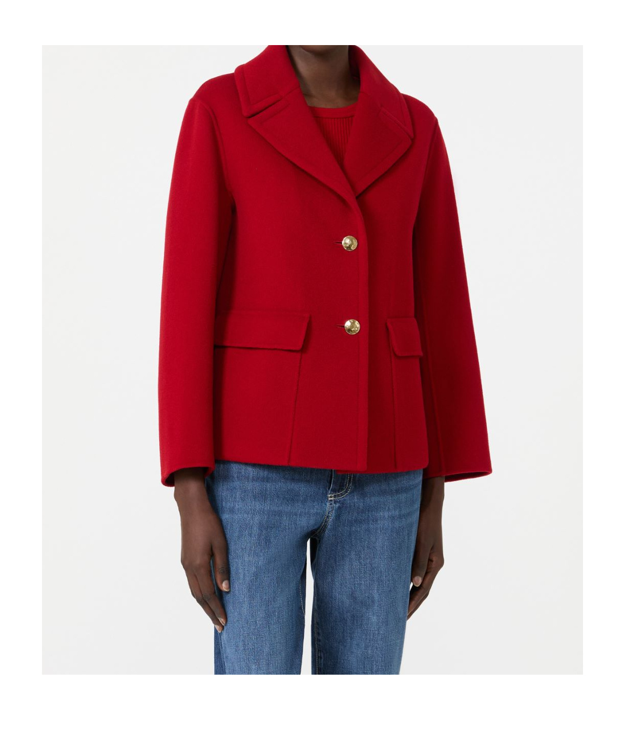 Max Mara 's  Smmsissy Button-up Coat In Red