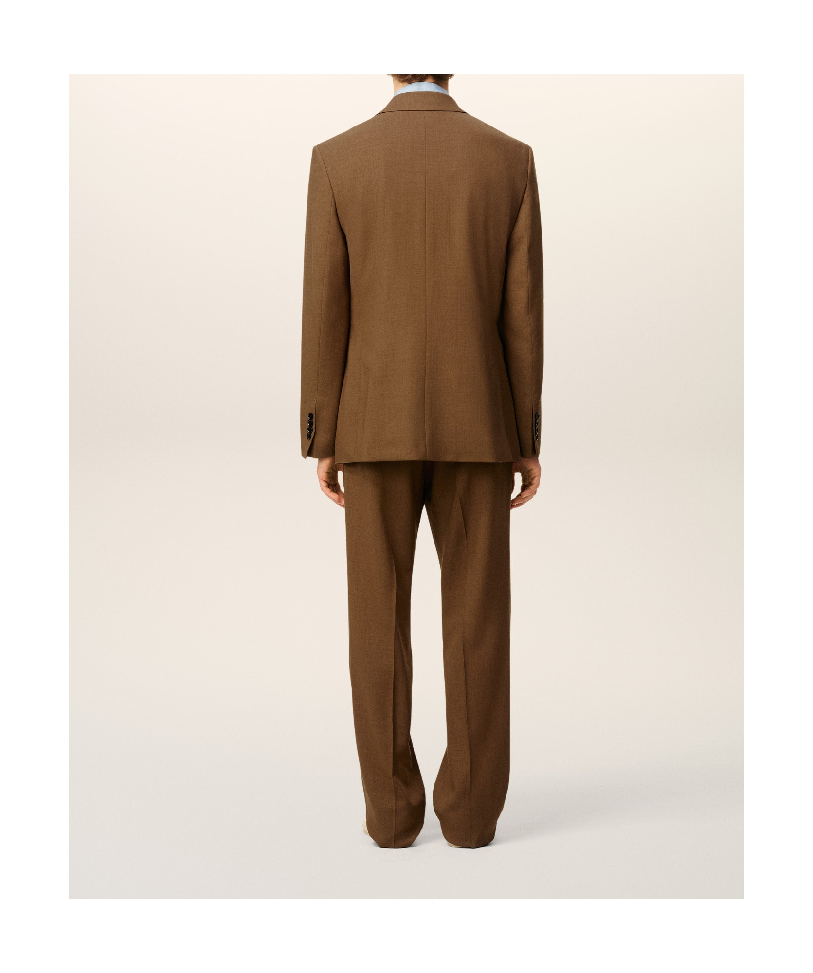 Ami Alexandre Mattiussi Ami Double-breasted Light Wool Twill Blazer