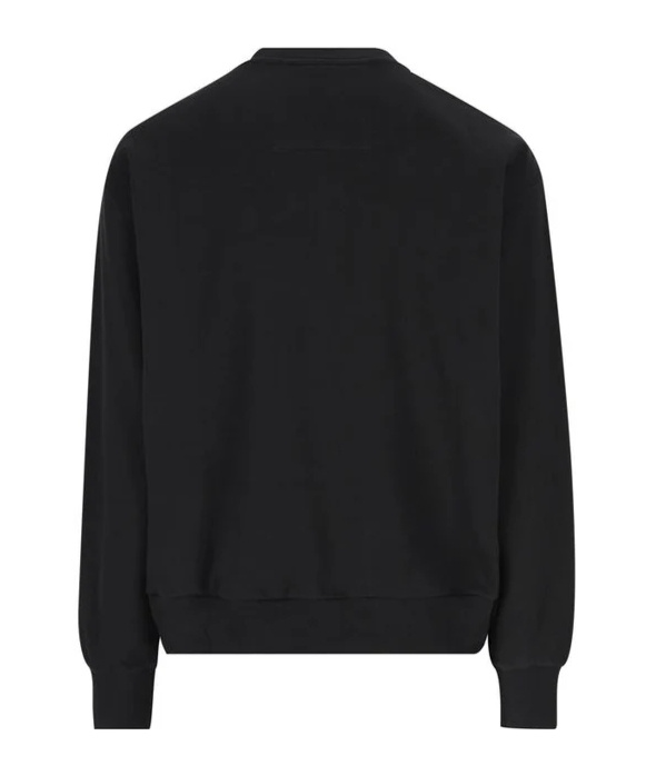 Givenchy Boxy Fit Embossed Logo Fleece Sweatshirt In Black