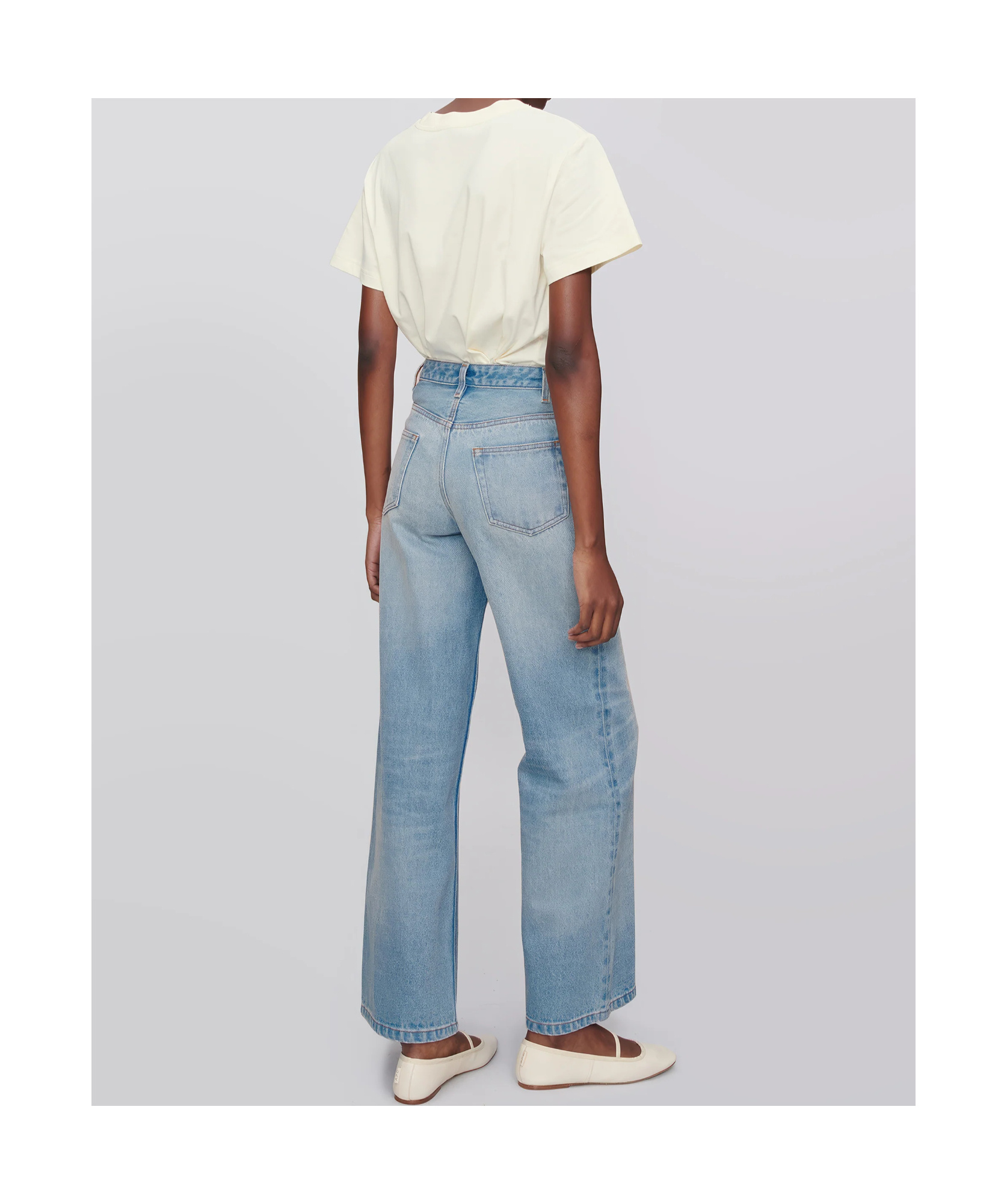 Apc Elisabeth Jeans In Blue