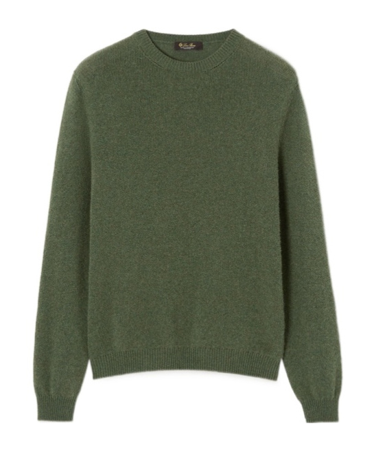 Loro Piana Fobello Crewneck In Green