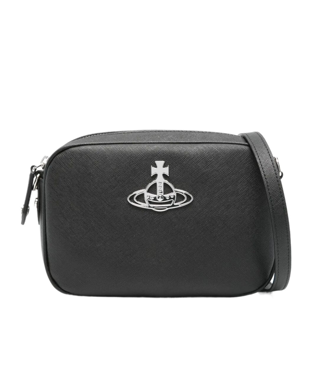 Vivienne Westwood Anna Crossbody Bag In Synthetic Leather In Black