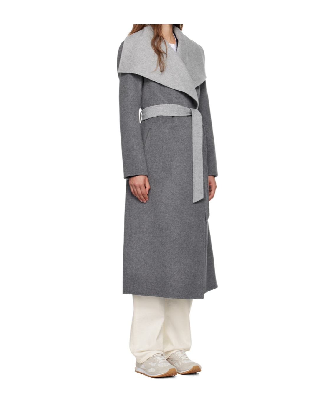 Mackage Mai-cn Long-sleeved Coat In Gray