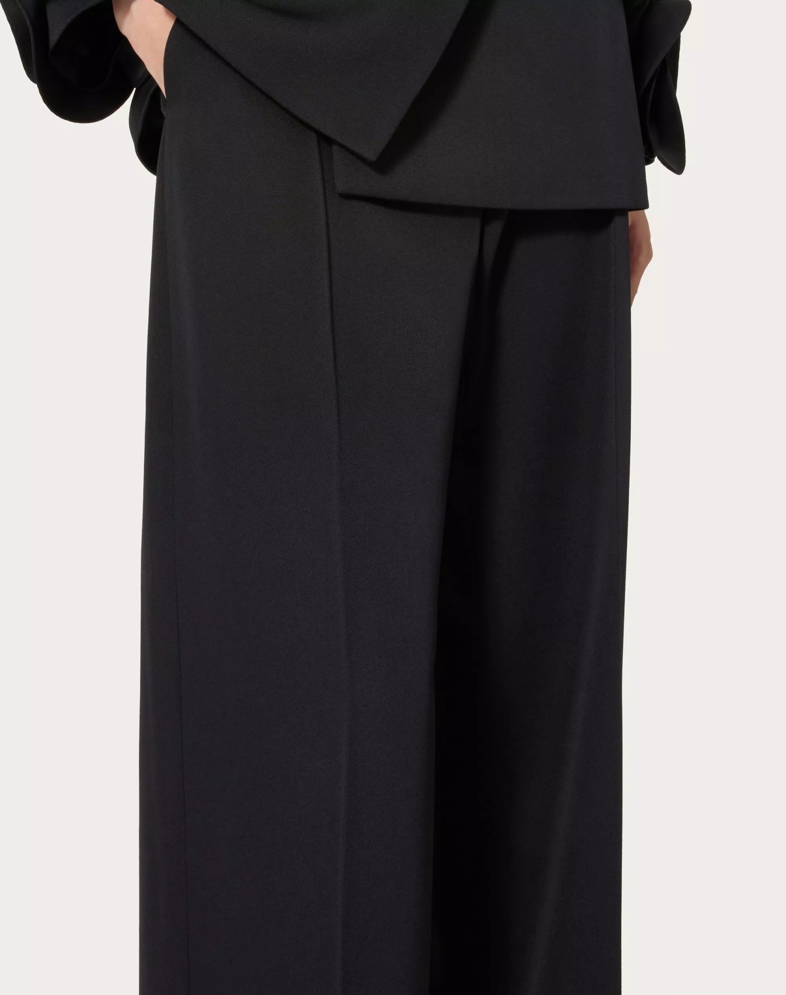 Valentino Grisaille Trousers In Black