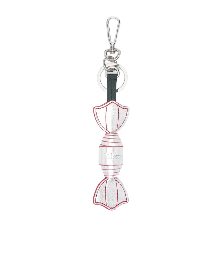 Mulberry Candy Keychain In Metallic