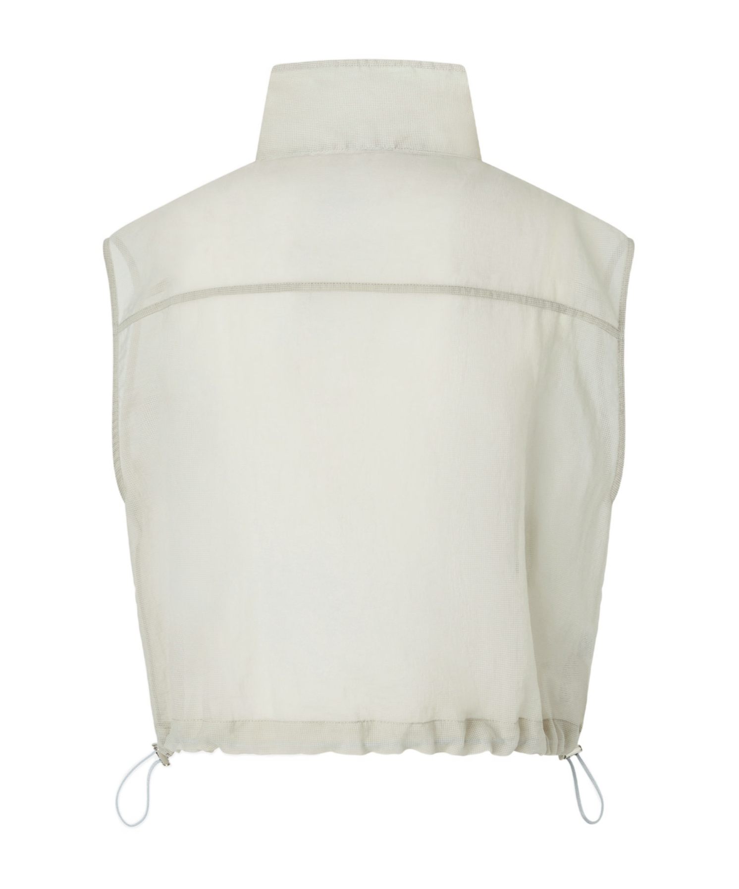 Shop Pinko Cropped Gilet In White