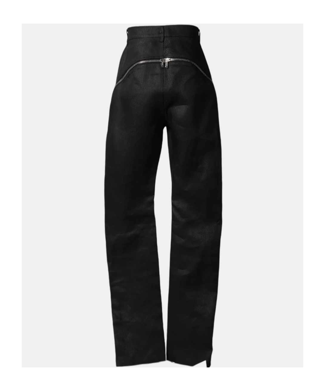 Rick Owens Waistband Loop Casual Pants In Black