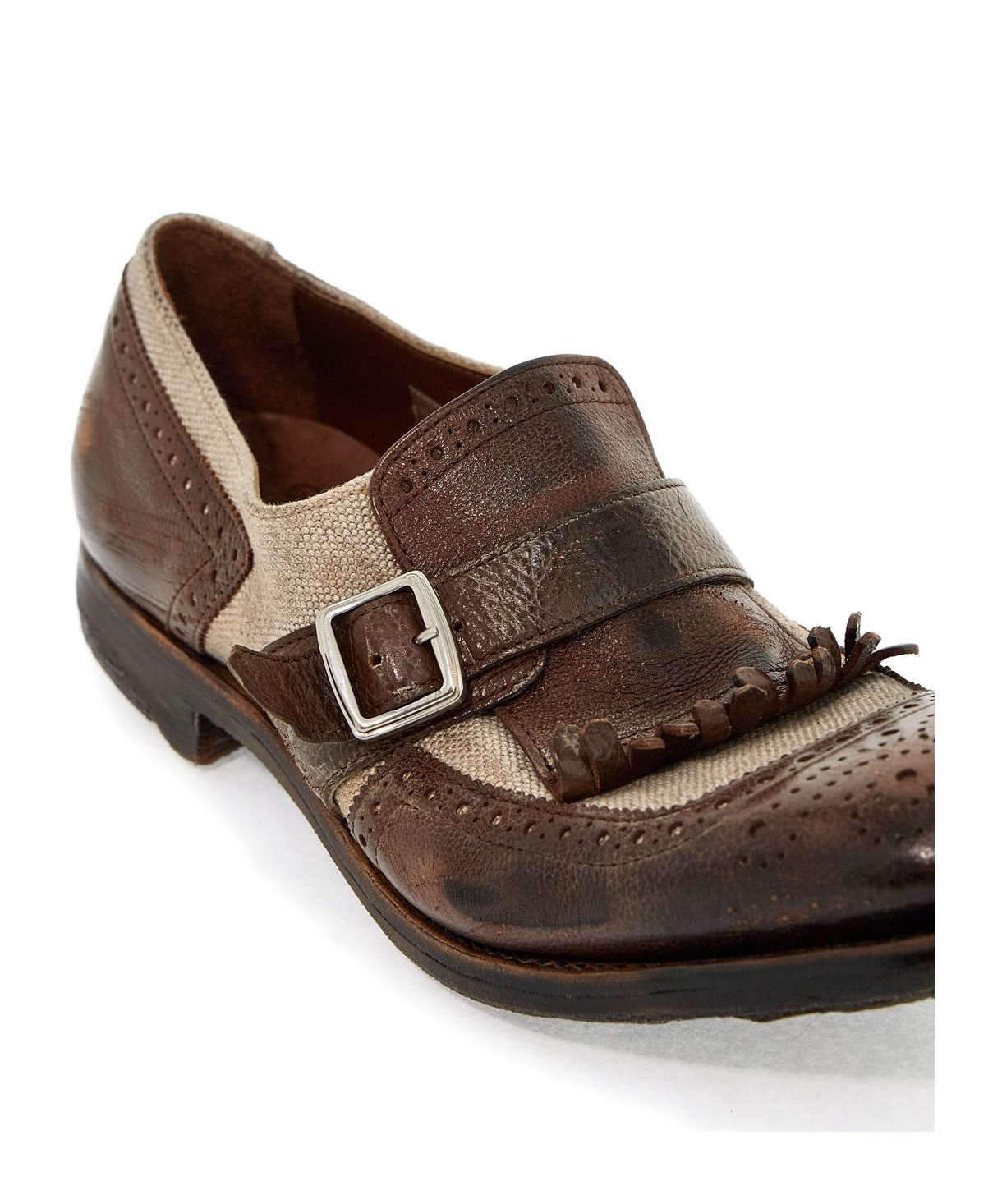 Shop Church's Shanghai Fringe Detailed Loafers In Black
