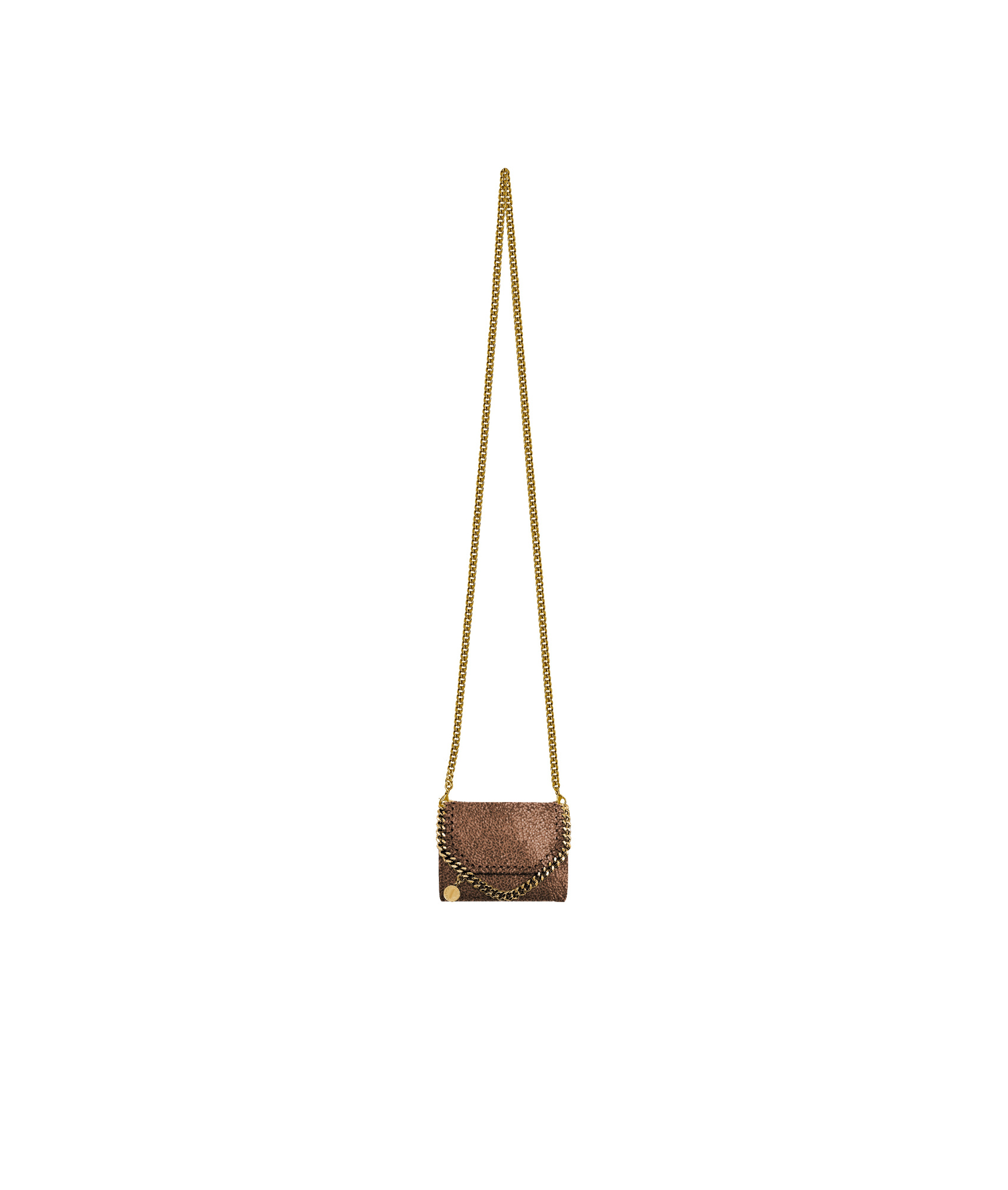 Stella Mccartney Chain Shoulder Bag In Brown