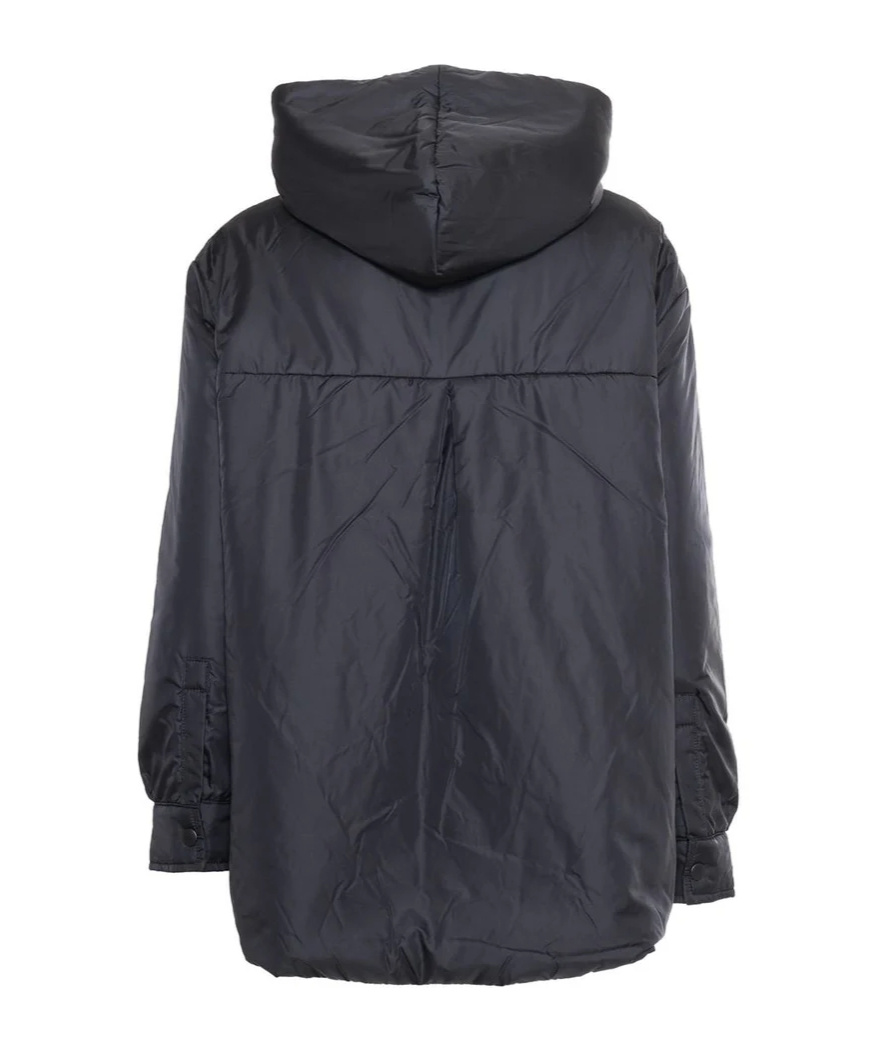 Shop Aspesi Hooded Zipper Casual Jacket