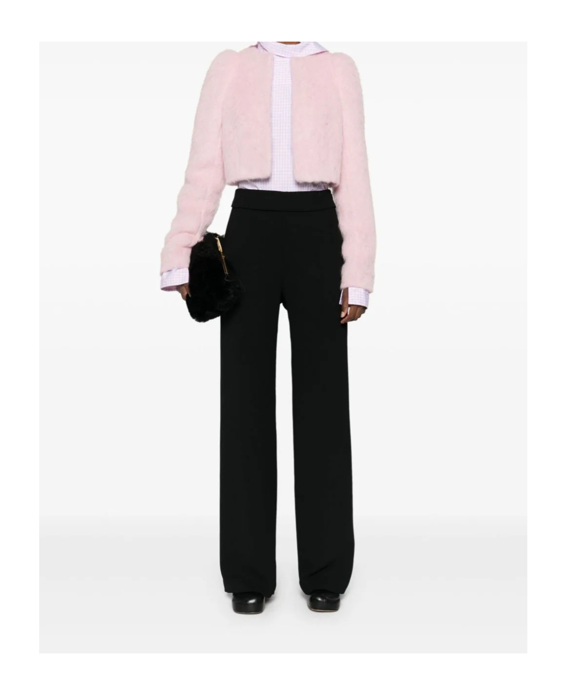 Dries Van Noten Elastic Waist Casual Pants In Black