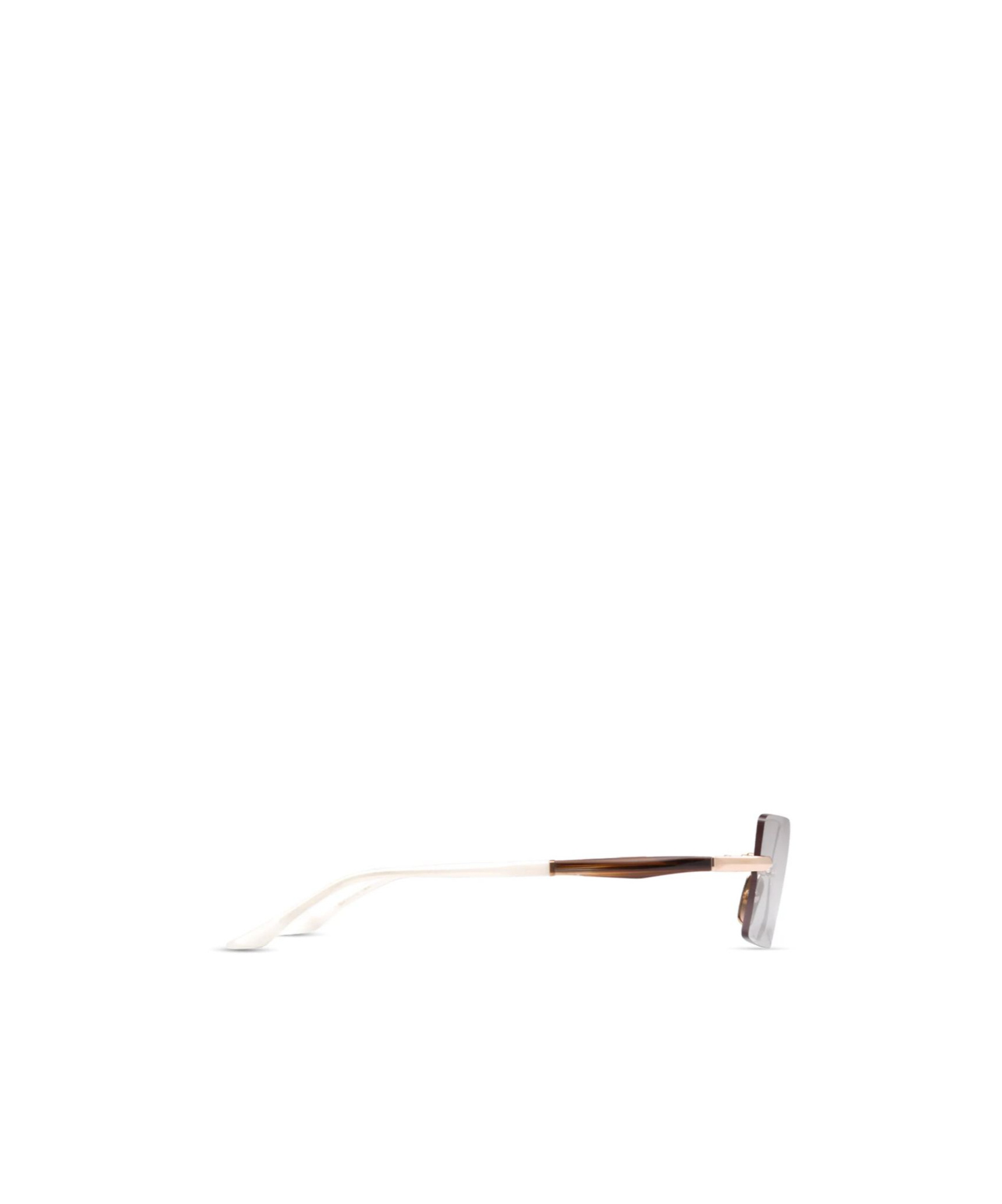 Dita Eyewear Geometric Flat Mirror In White