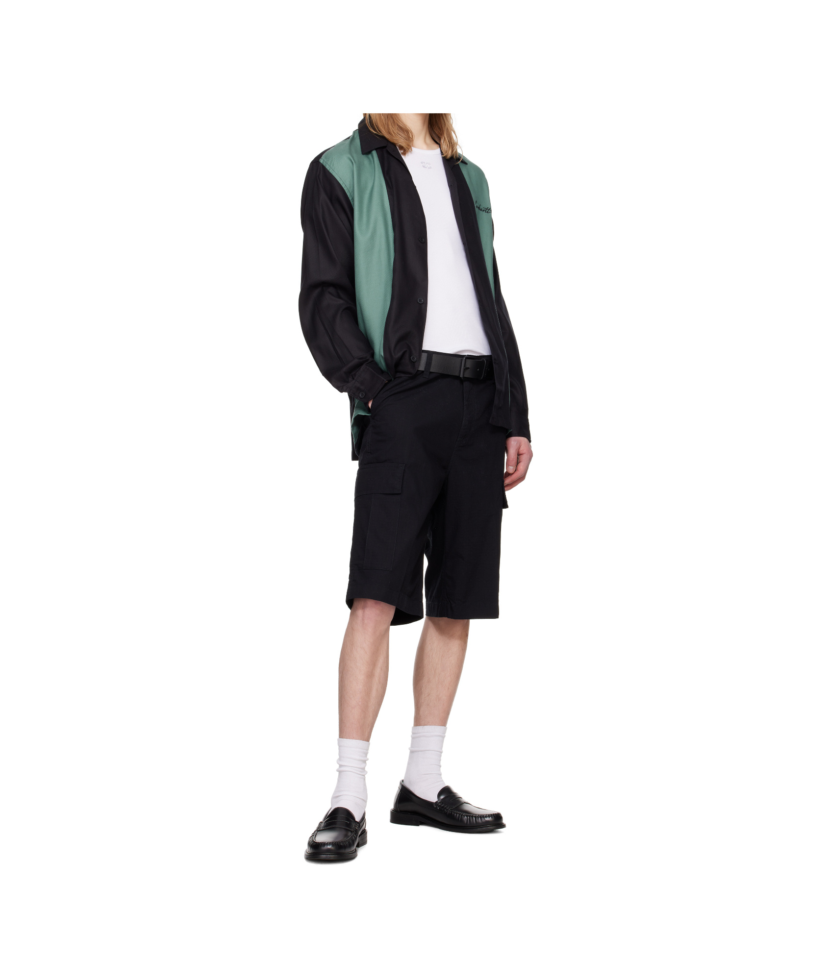 Carhartt Twill Shirt In Black