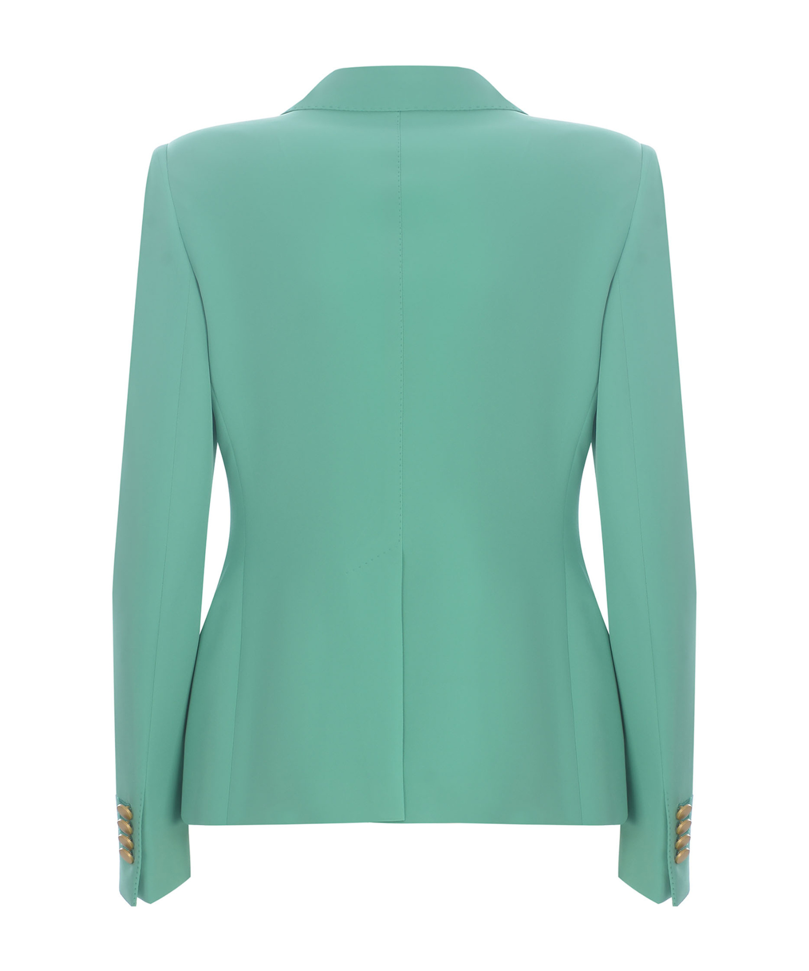 Tagliatore Long Sleeved Lapel Suit Jacket In Blue