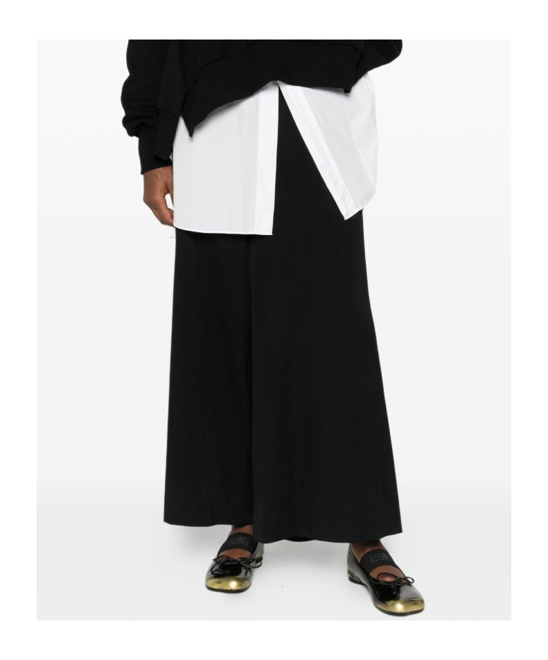 Yohji Yamamoto Casual Pants With Belt Loops In Black
