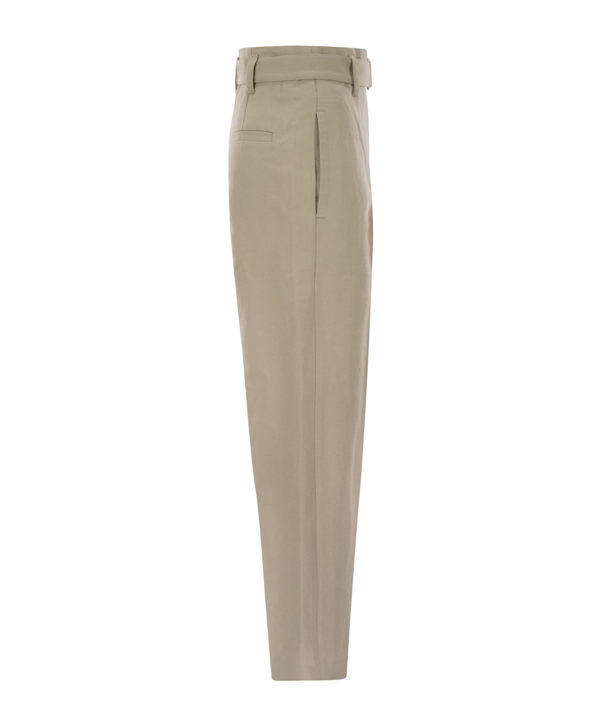 BRUNELLO CUCINELLI CORSET CIGARETTE TROUSERS