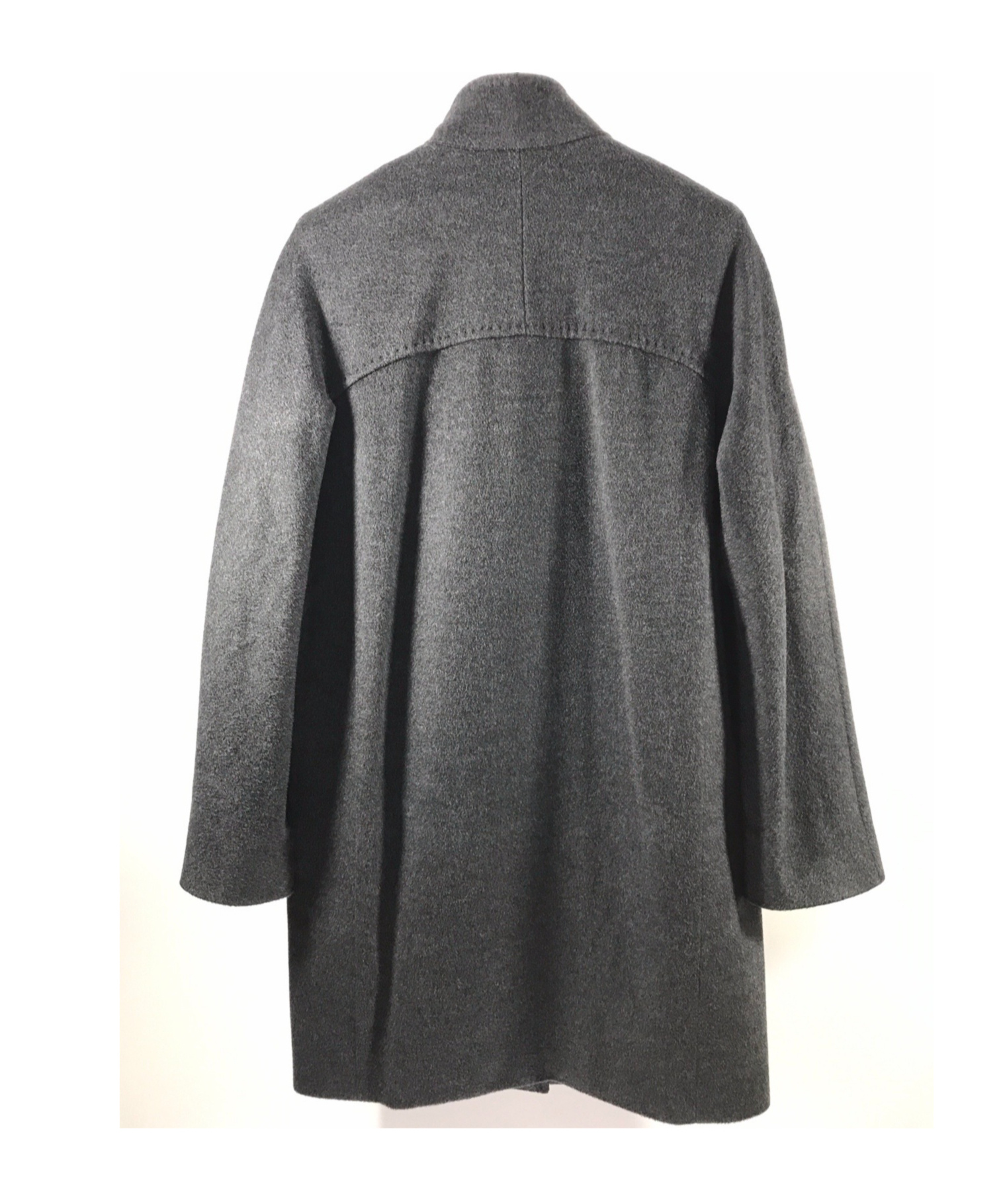 Max Mara Long-sleeved Coat In Black