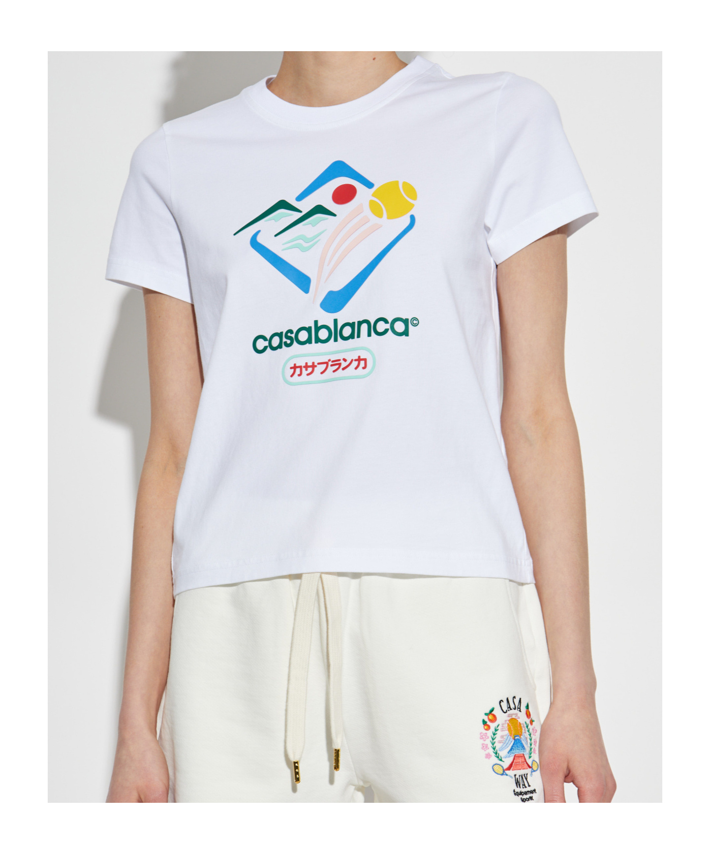 Casablanca Mountain Sports Cropped T-shirt