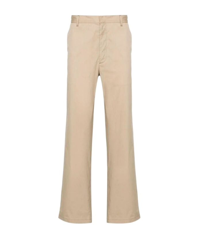 Prada Belt-loop Casual Pants In Rope Ash