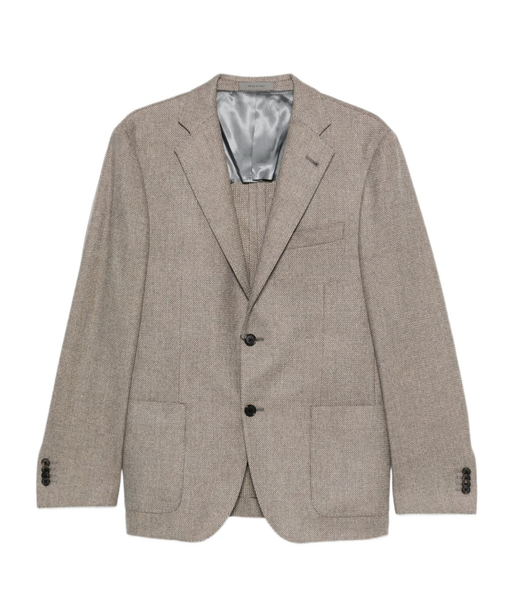 Corneliani Tailored Brown Blazer With Classic Design In Brown