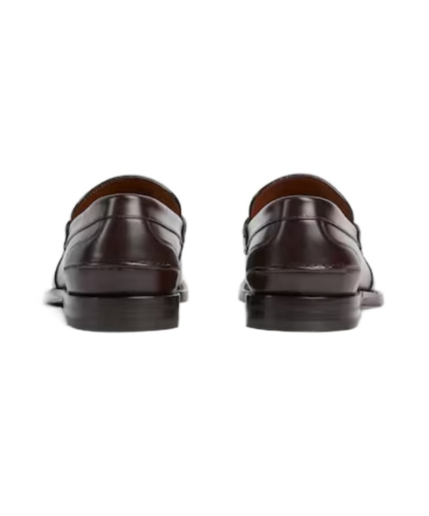 Gucci Men's Loafer With Horsebit In Brown