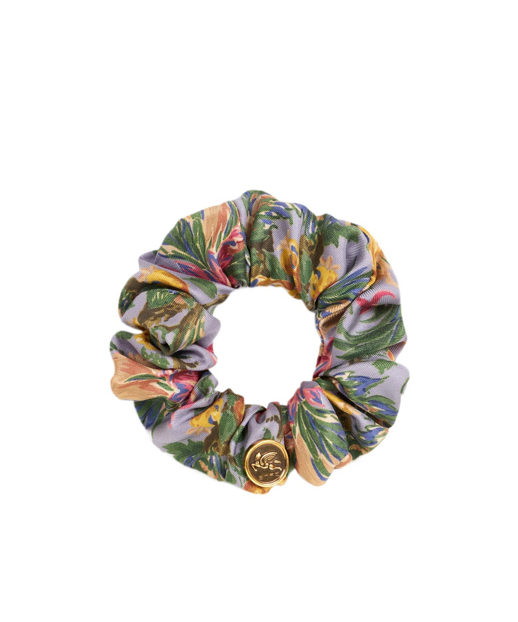 Etro Pleated Hair Tie In Transparent