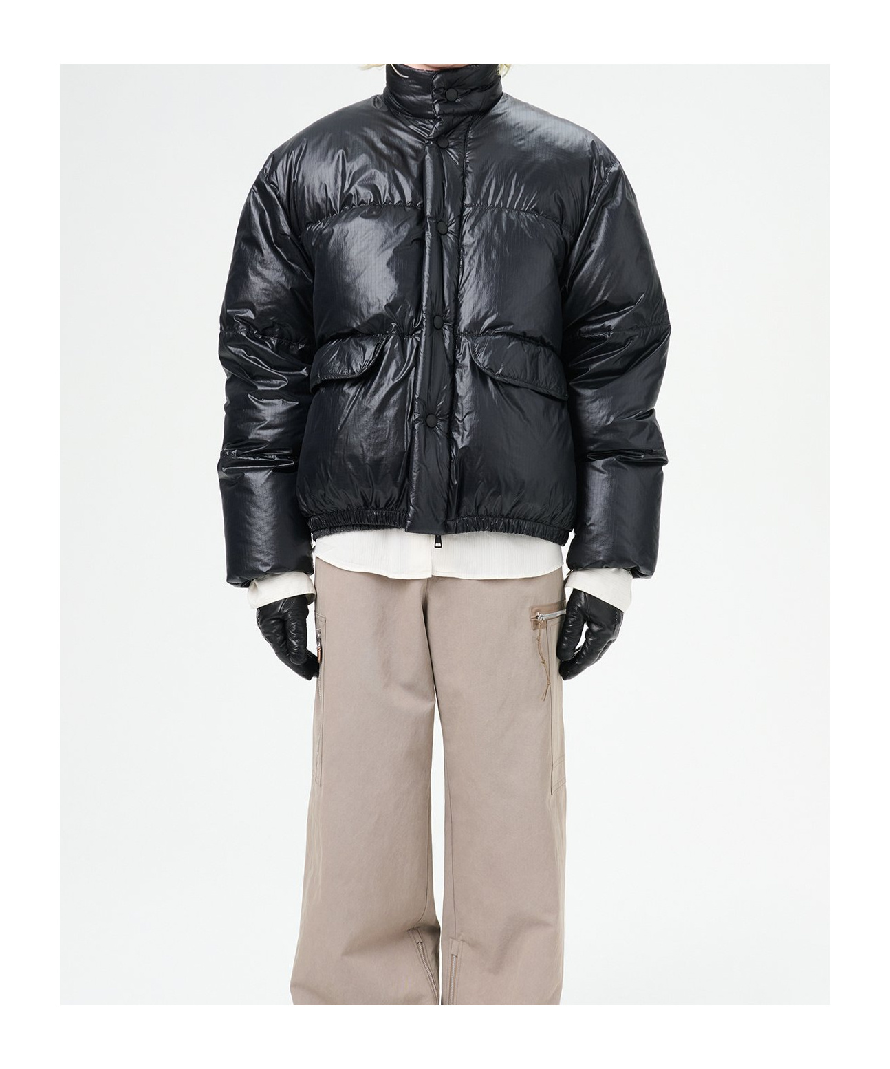 Our Legacy Inhale Puffa Puffer Jacket In Black