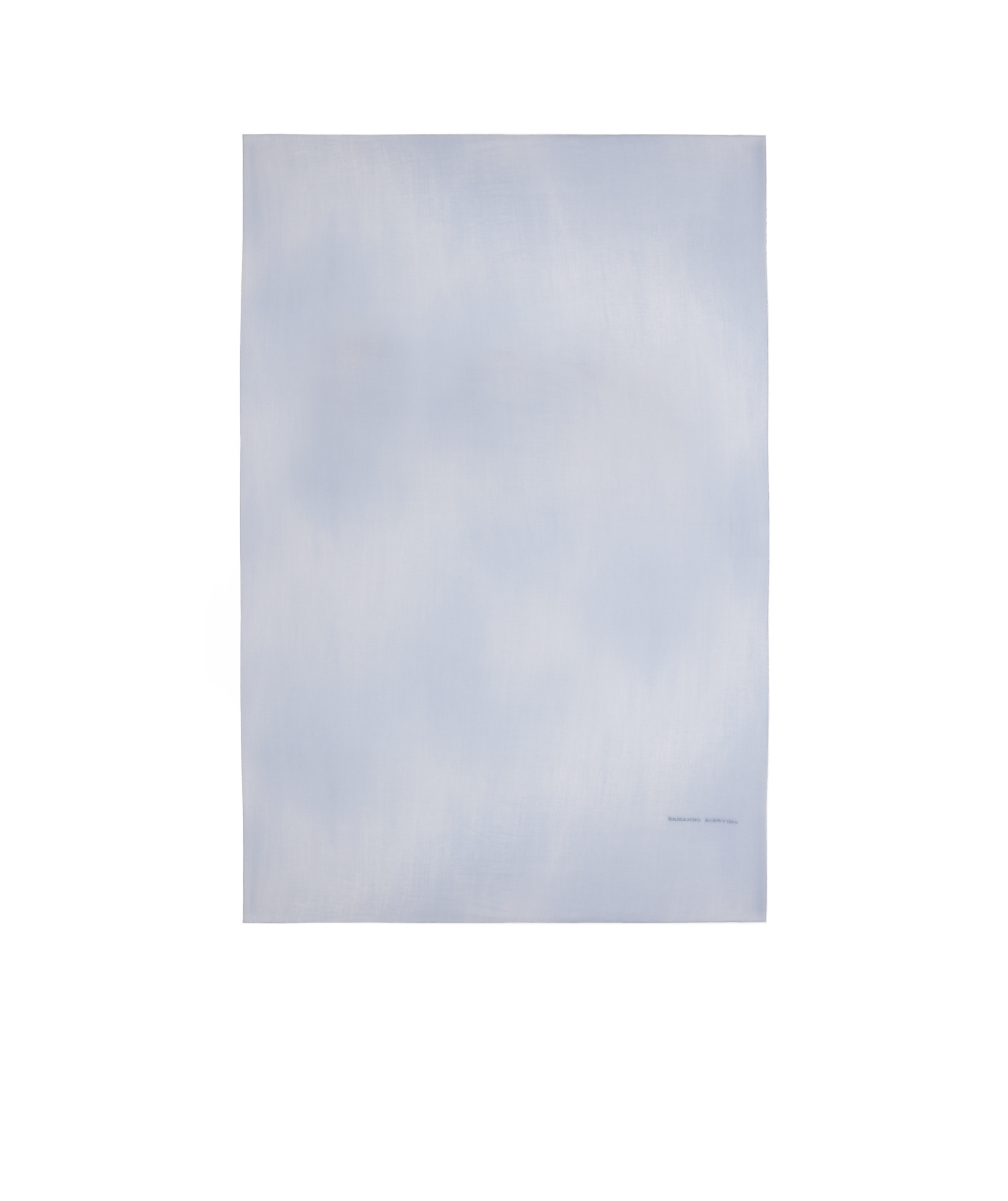 Ermanno Scervino Denim Print Silk Stole In Blue