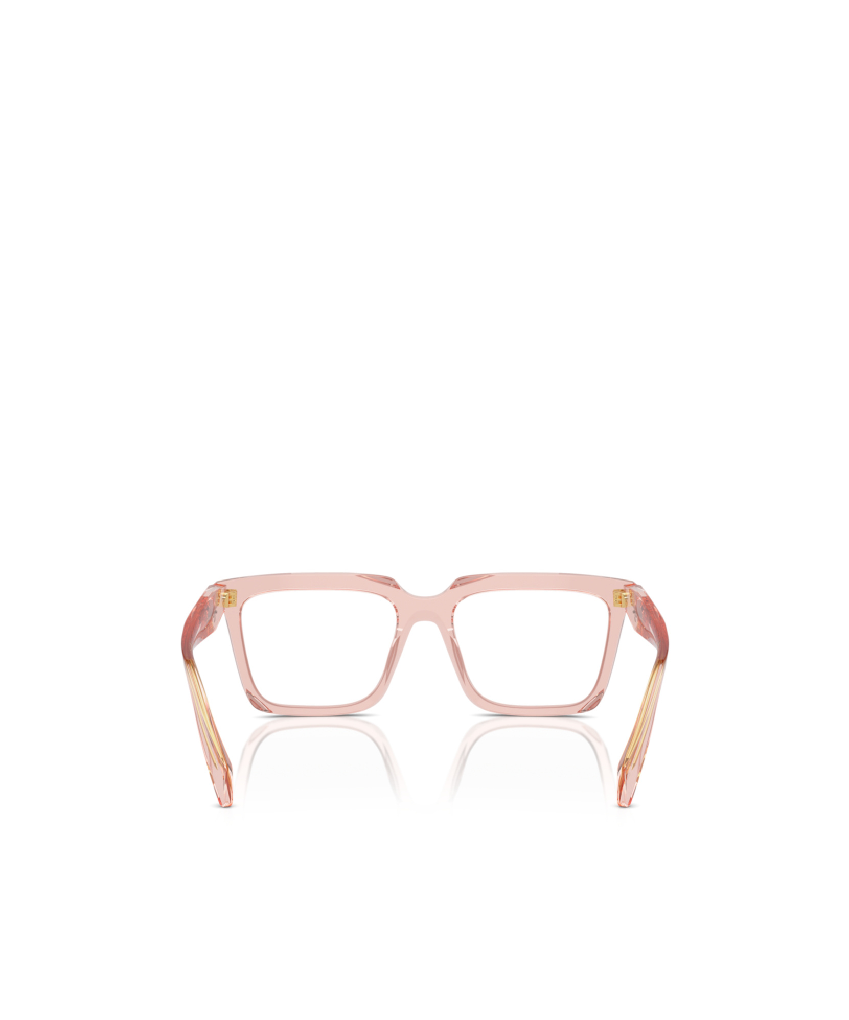 Prada Eyewear Rectangular Frame Glasses In Pink