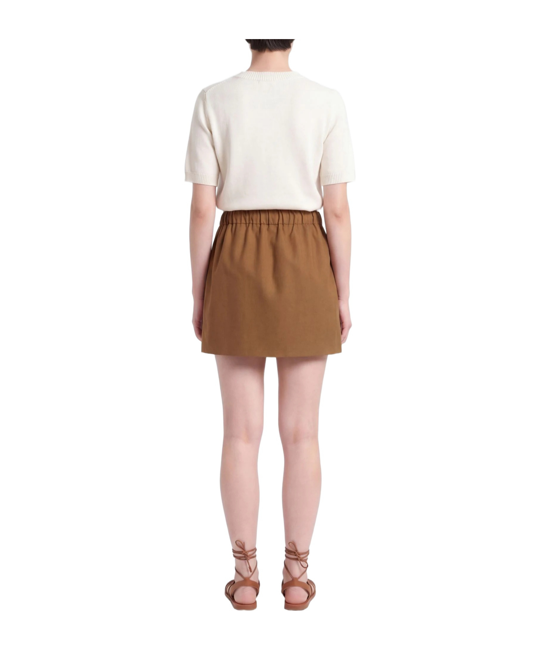 Max Mara Mini Skirts In Brown