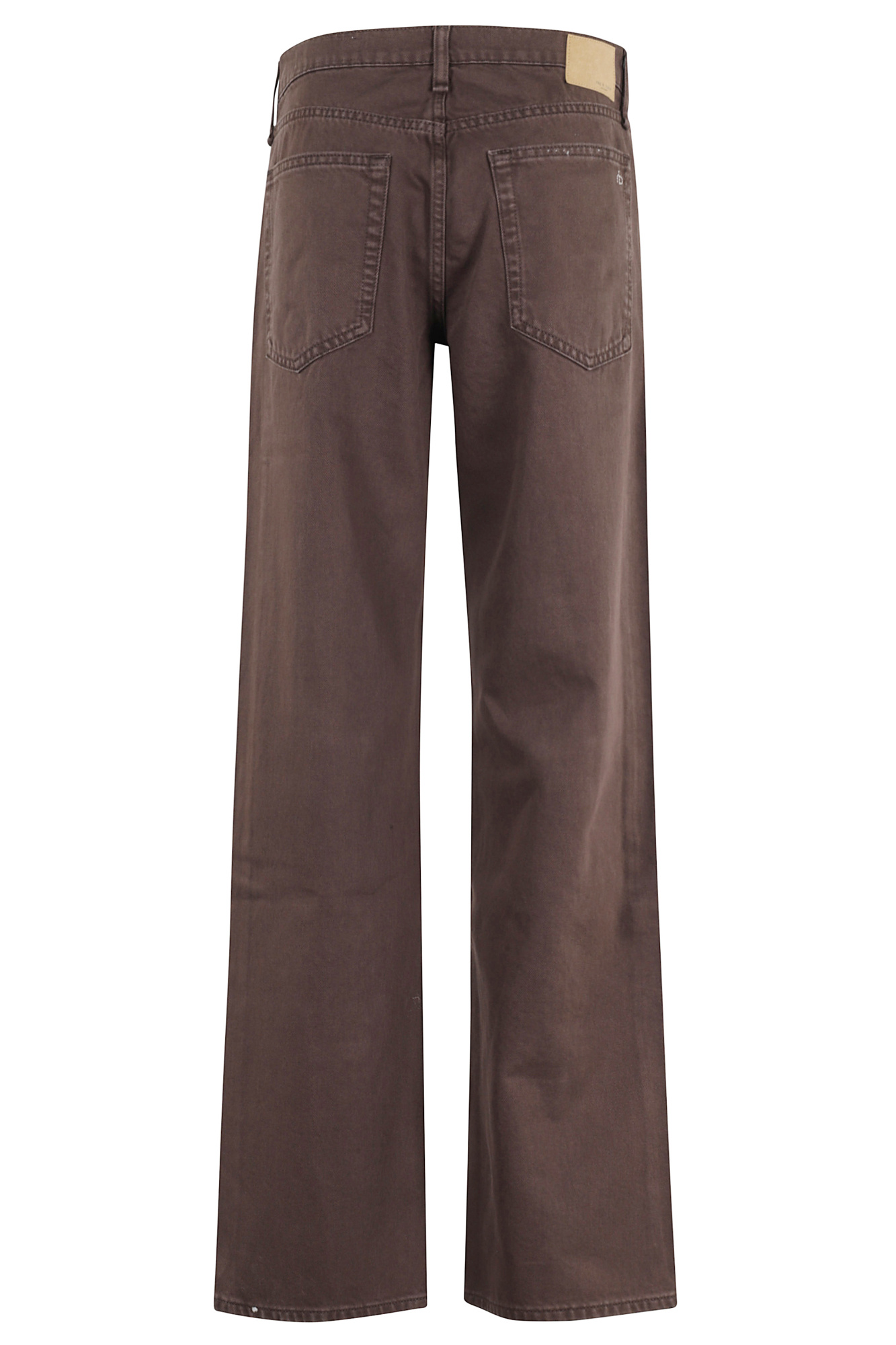 Rag & Bone Saige Lr Full Relaxed Straight In Brown