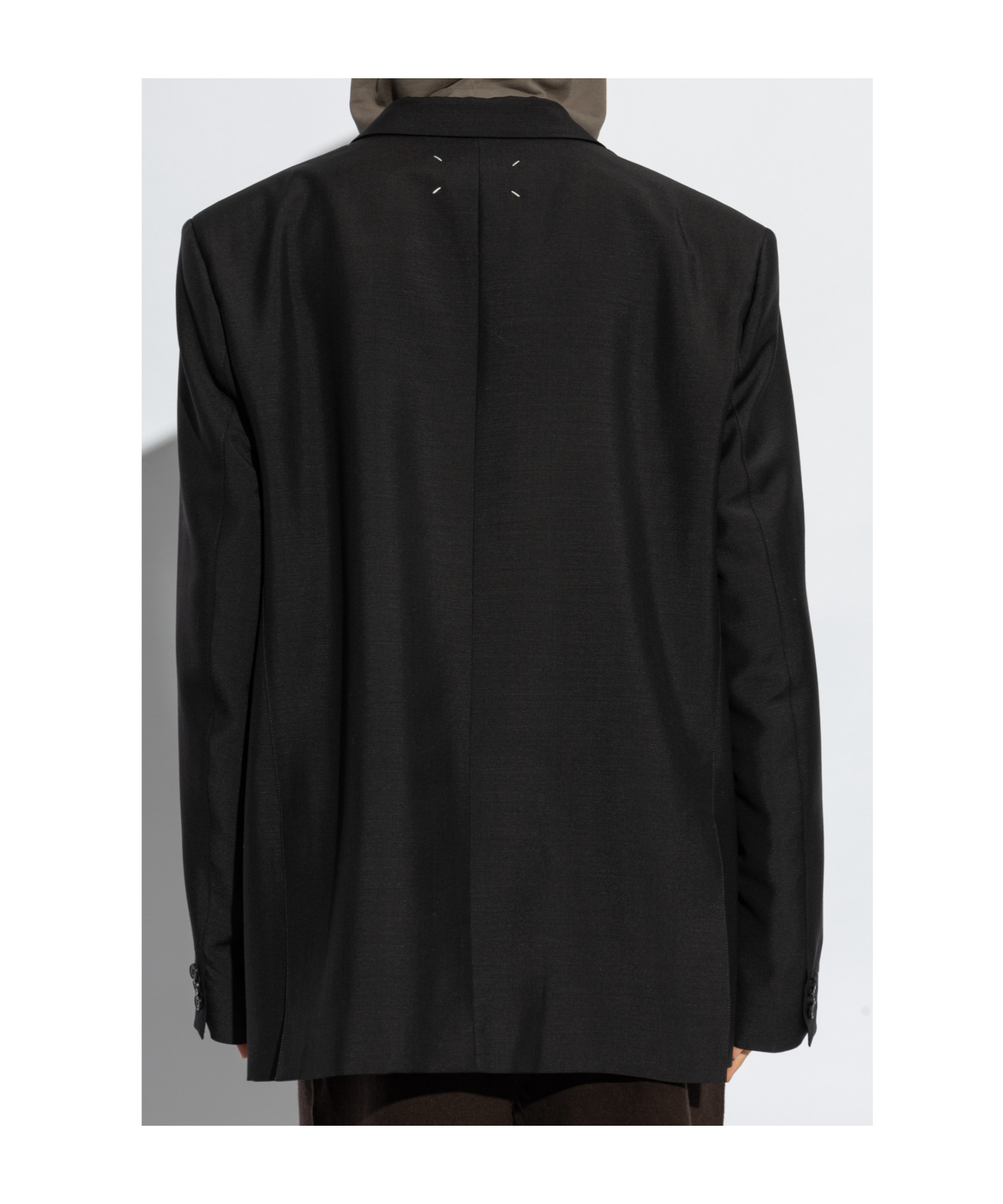 Maison Margiela Long-sleeved Suit Coat In Black