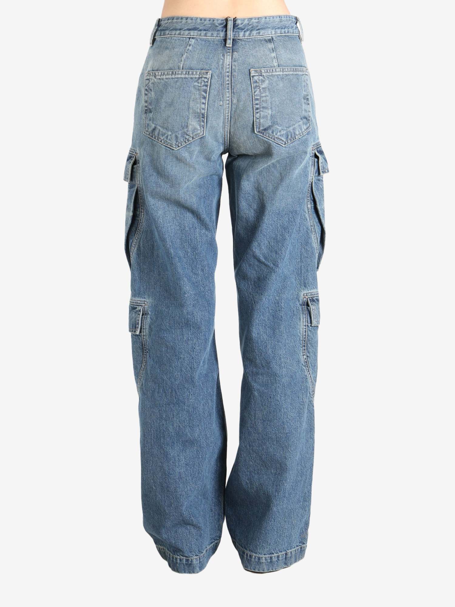 Rick Owens Drkshdw Double-pocket Jeans In Blue