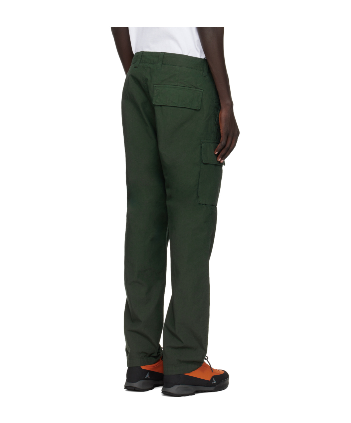 Stone Island Work Casual Pants In Green