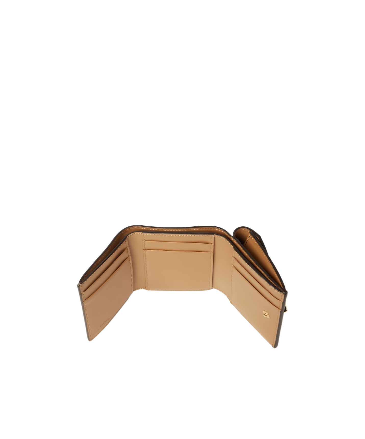 Fendi Ff Diamonds Wallet In Brown