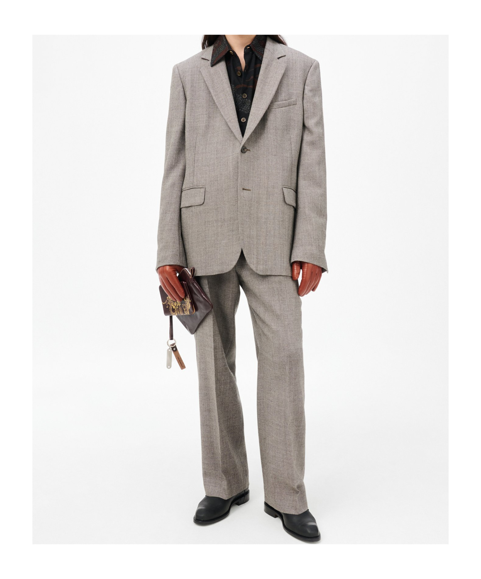Our Legacy Wool Ceremony Blazer In Brown