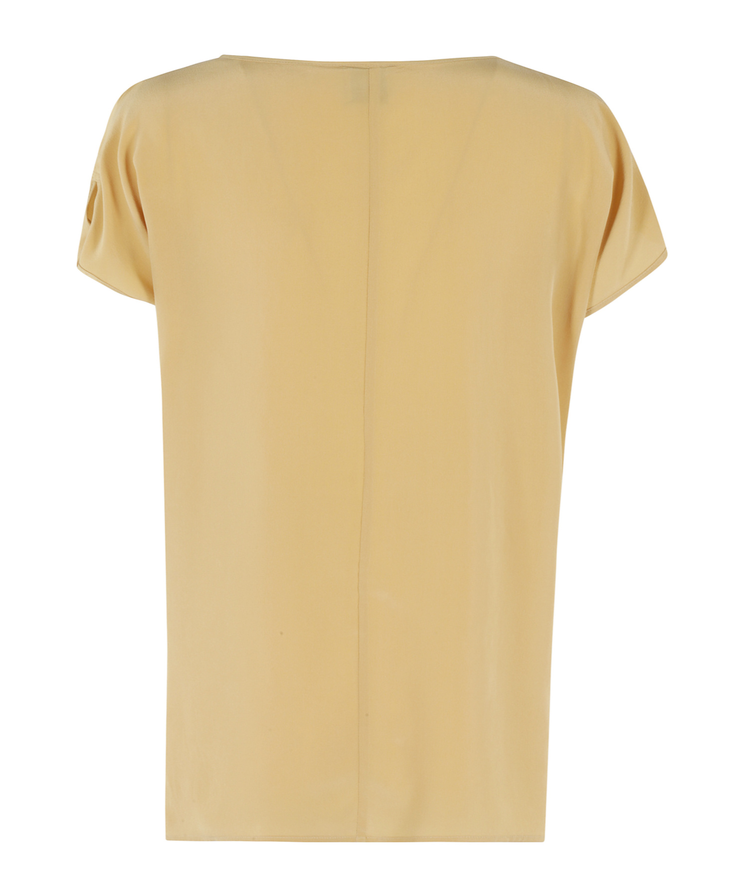 Alysi Salt Hand Silk Blouse With Buttons In Brown