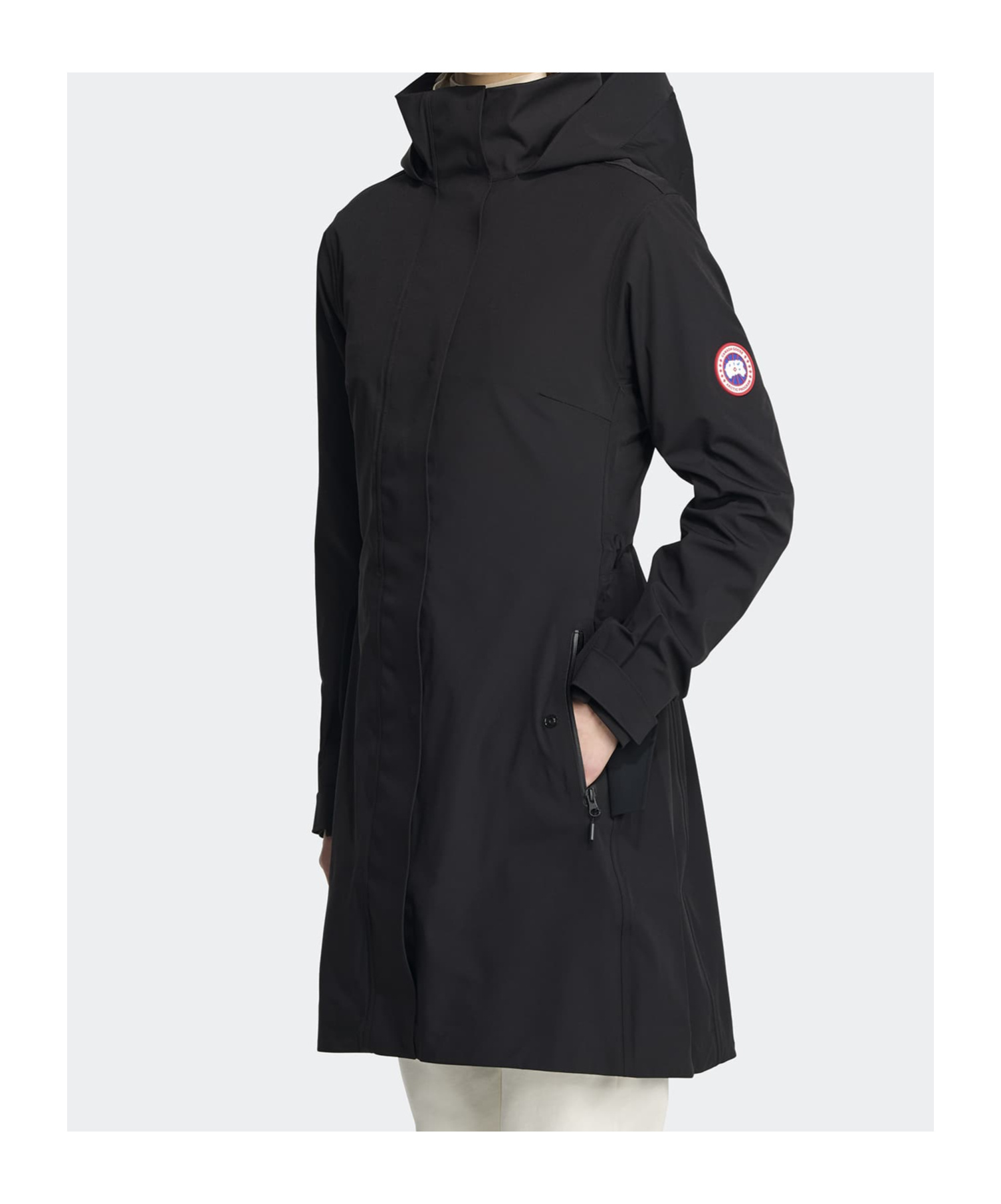 Canada Goose Cardero Rain Jacket In Black