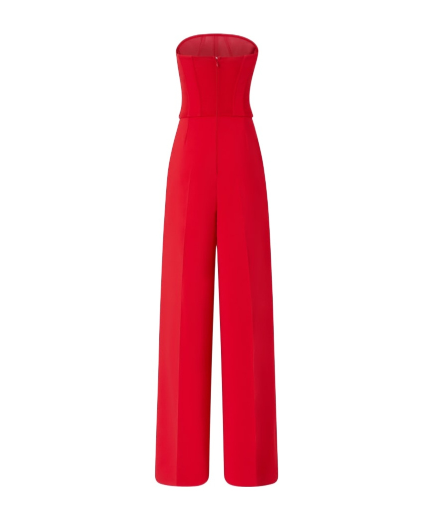 Shop Pinko Sleeveless Jumpsuit In Red