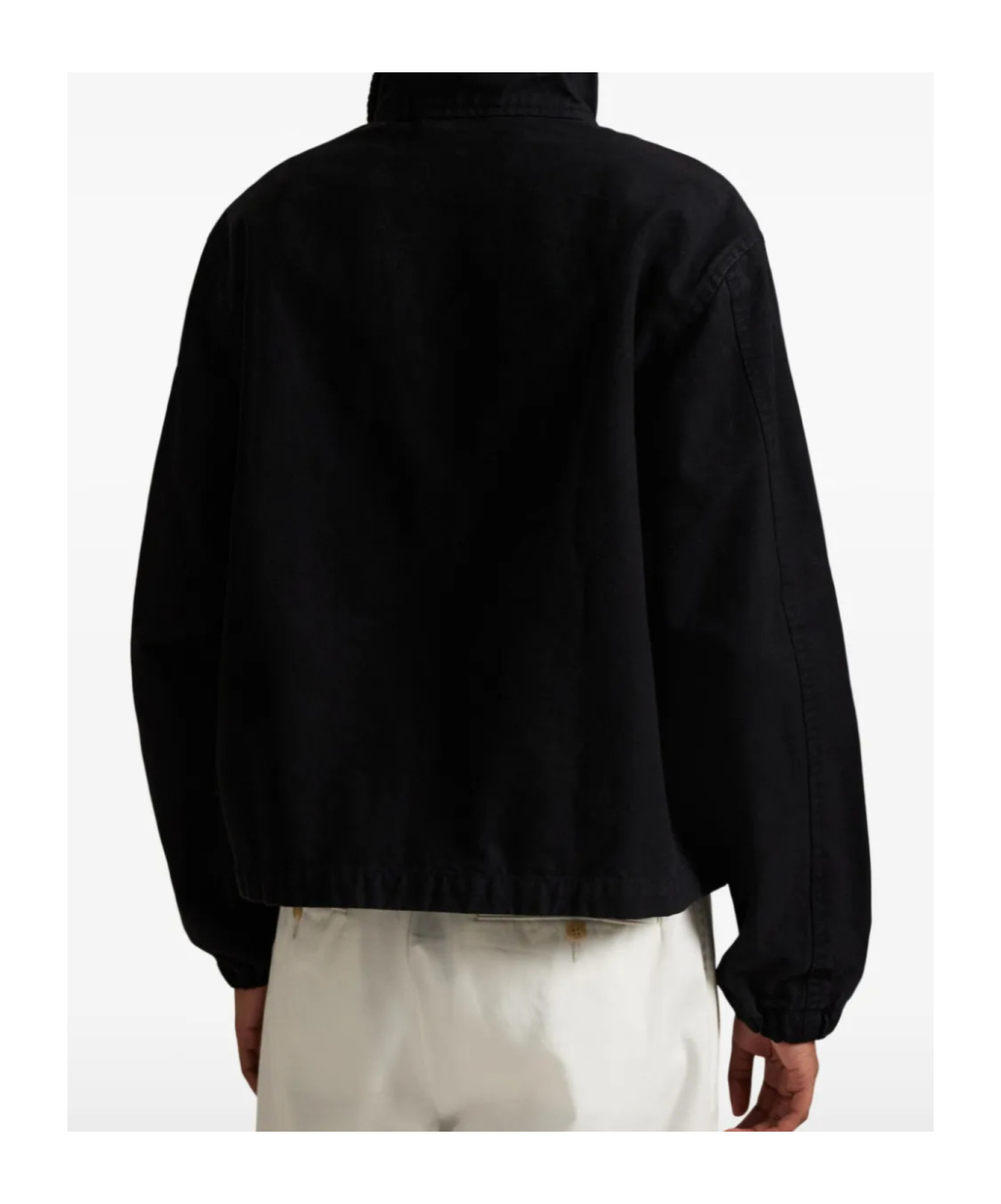 Polo Ralph Lauren Cotton Canvas Jacket In Black