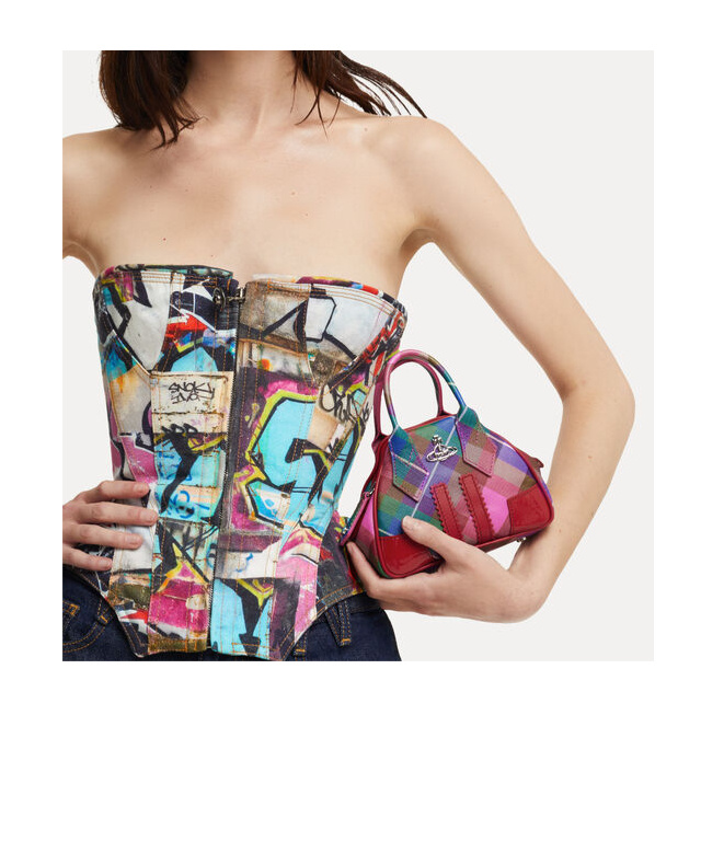 Vivienne Westwood Mini Yasmine Chain Bag In Multicolor
