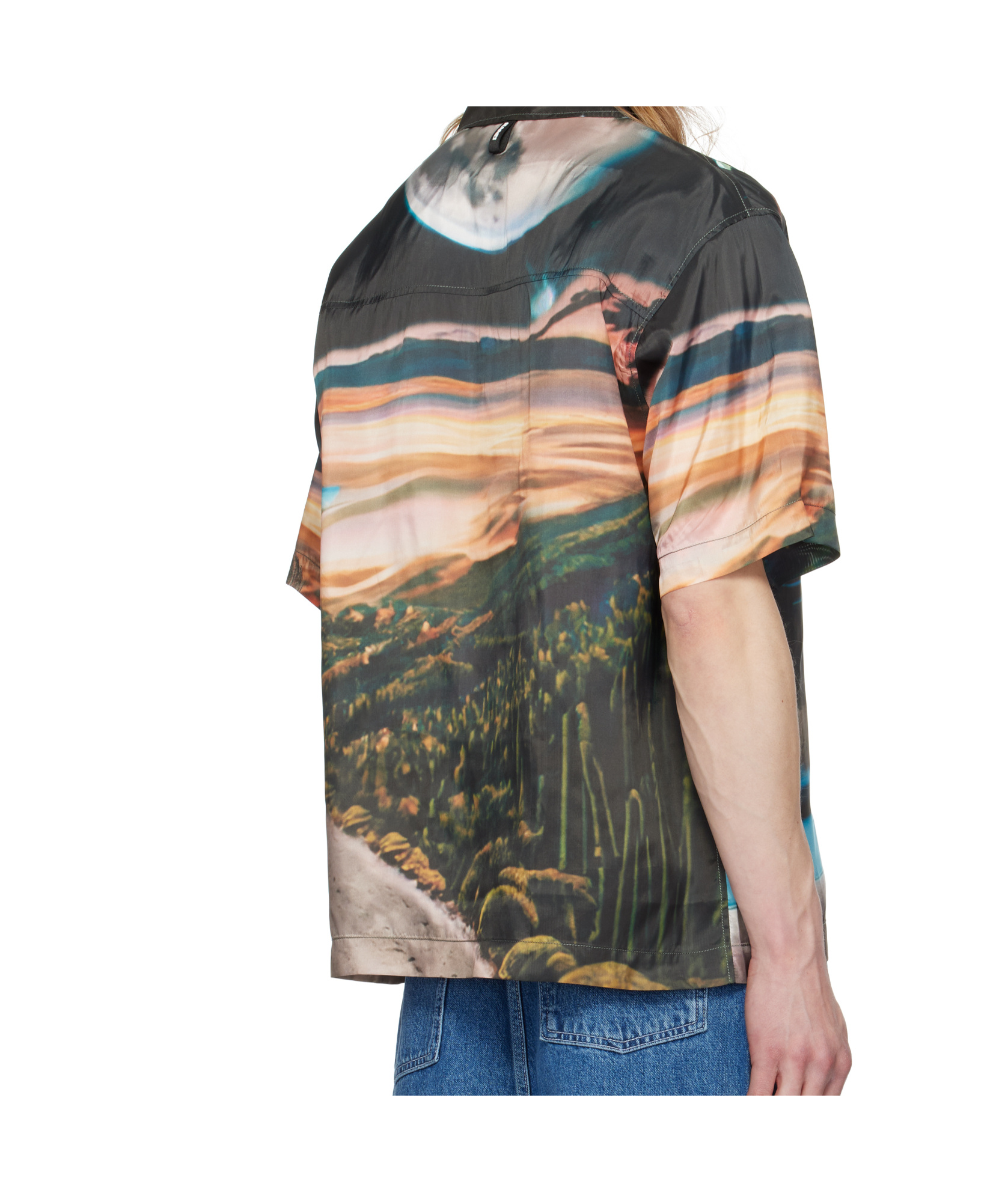 Sunnei Multicolor Shortsleeve T-shirt In Nude