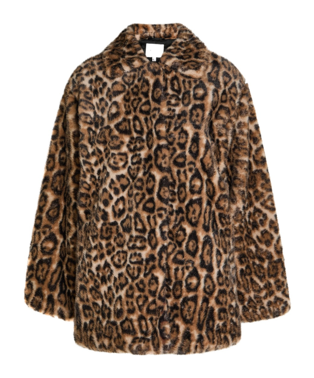 Reformation Stable Faux Fur Coat In Brown
