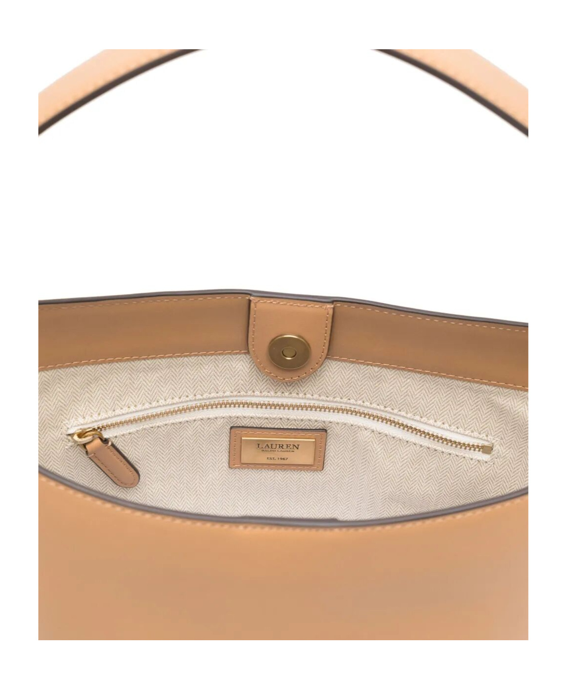 Polo Ralph Lauren Medium Witley Bucket Bag In Nude