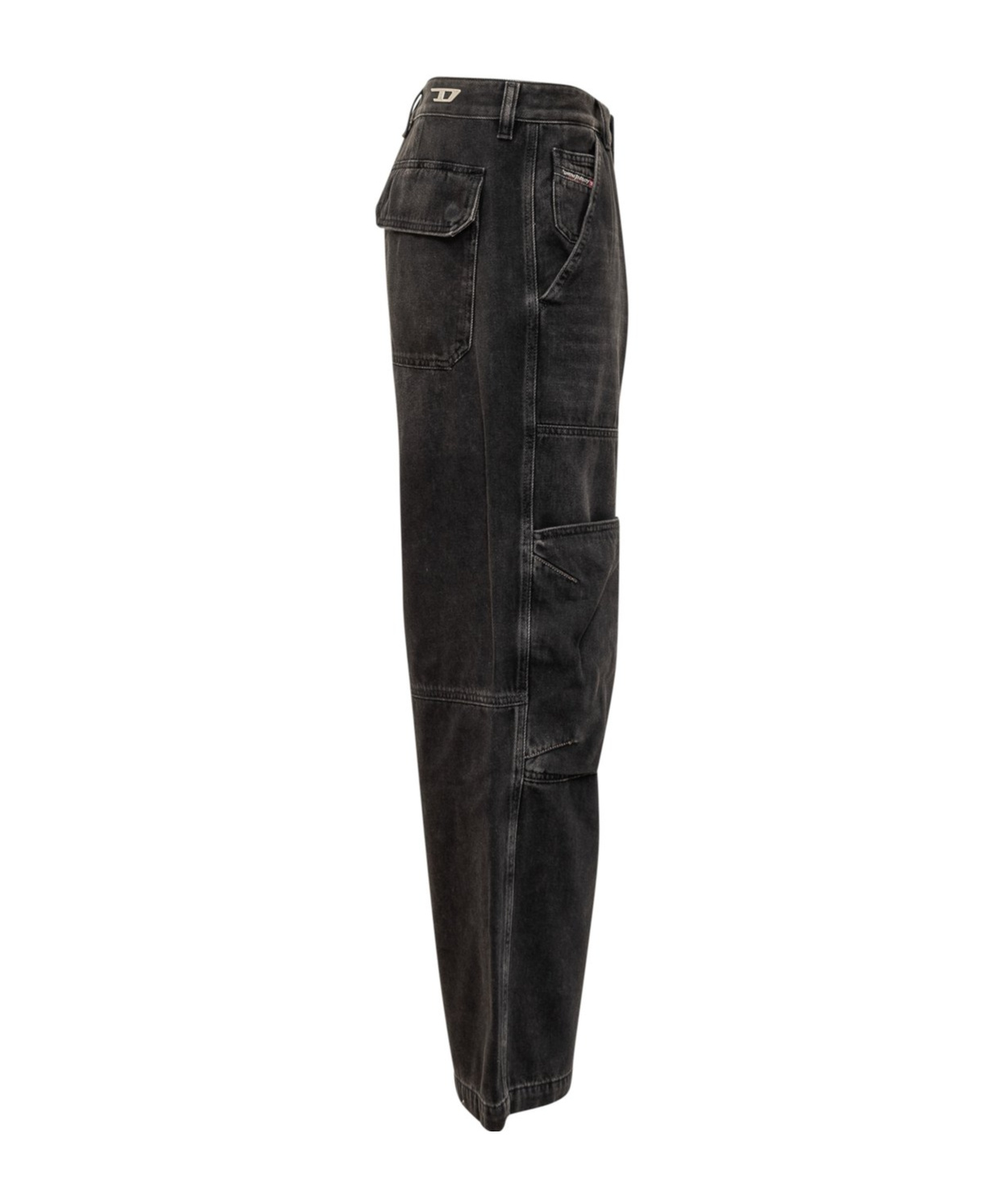 Diesel Black D-shift Jeans In Black