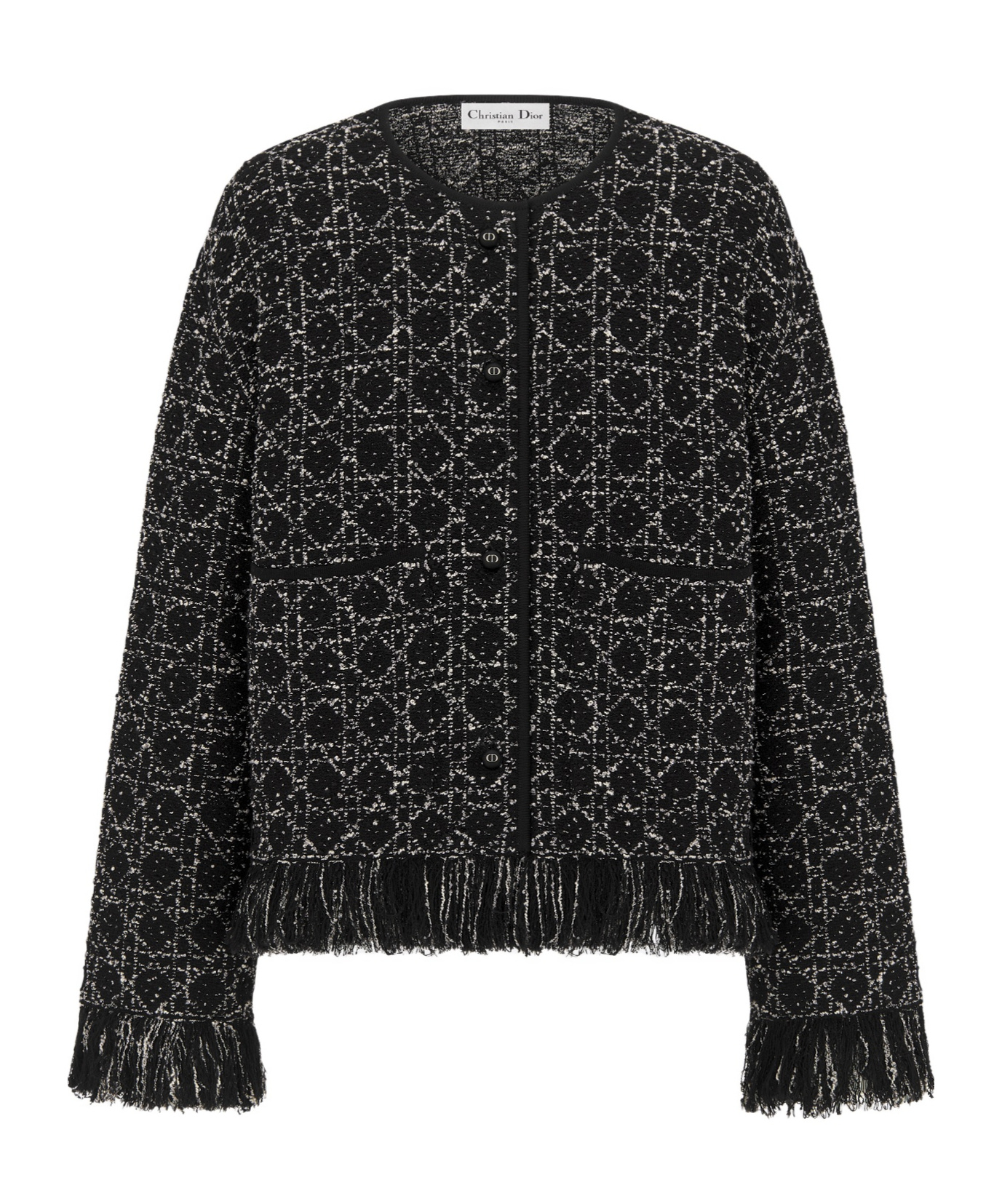 Dior Macrocannage Regular-fit Jacket In Multi