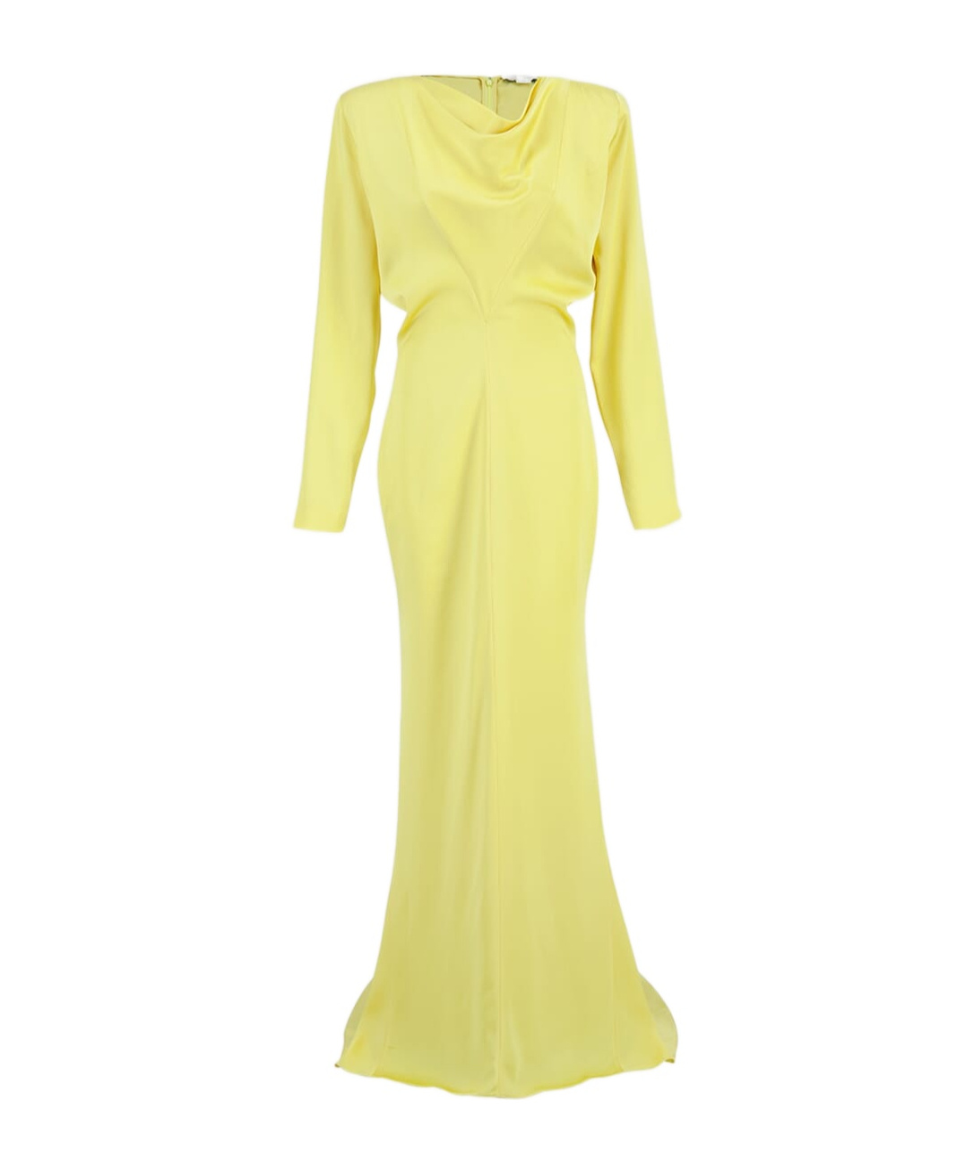 Stella Mccartney Cowl-neck Maxi Dress In Yellow