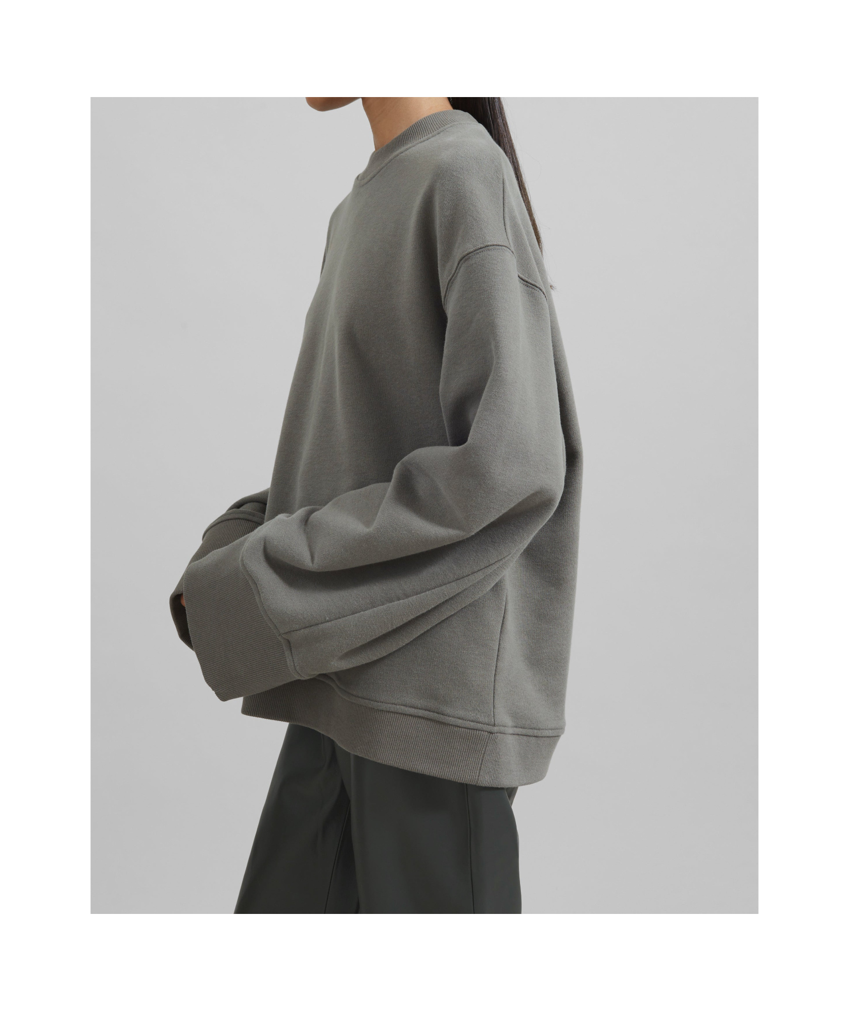 The Frankie Shop Talia Sweatshirt - Light Khaki