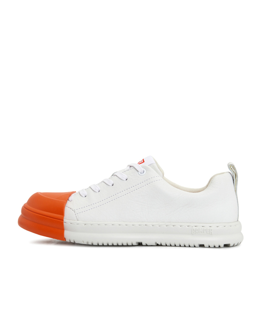 Camper Junction Runner Leather Sneakers In White