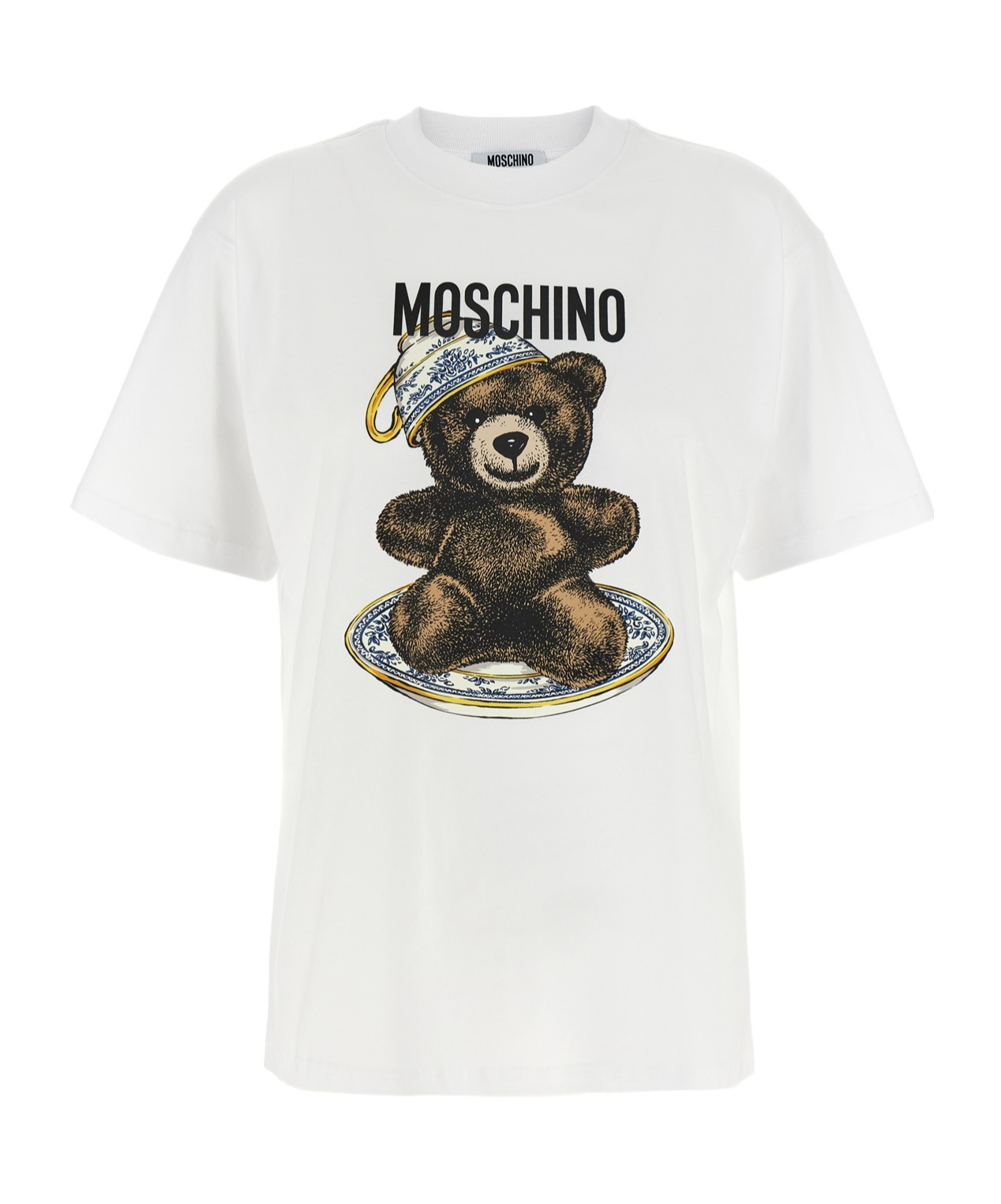 Moschino White Teddy T-shirt